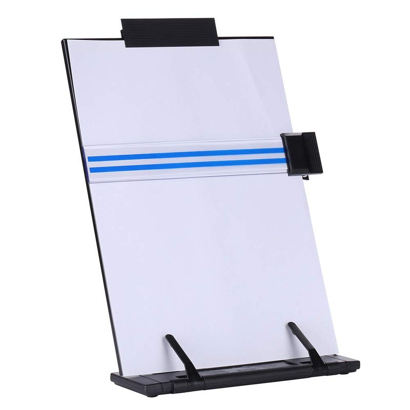 Abankey KLOUD CityBlack Metal Desktop Document Book Holder with 7 Adjustable Positions (Lost ocean-SJ981) - Image 1